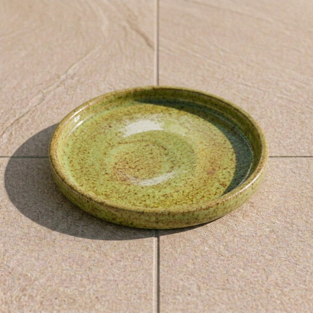 Podmiska pod kvetináč - Jesenná Zelená (Ø 15–40 cm)