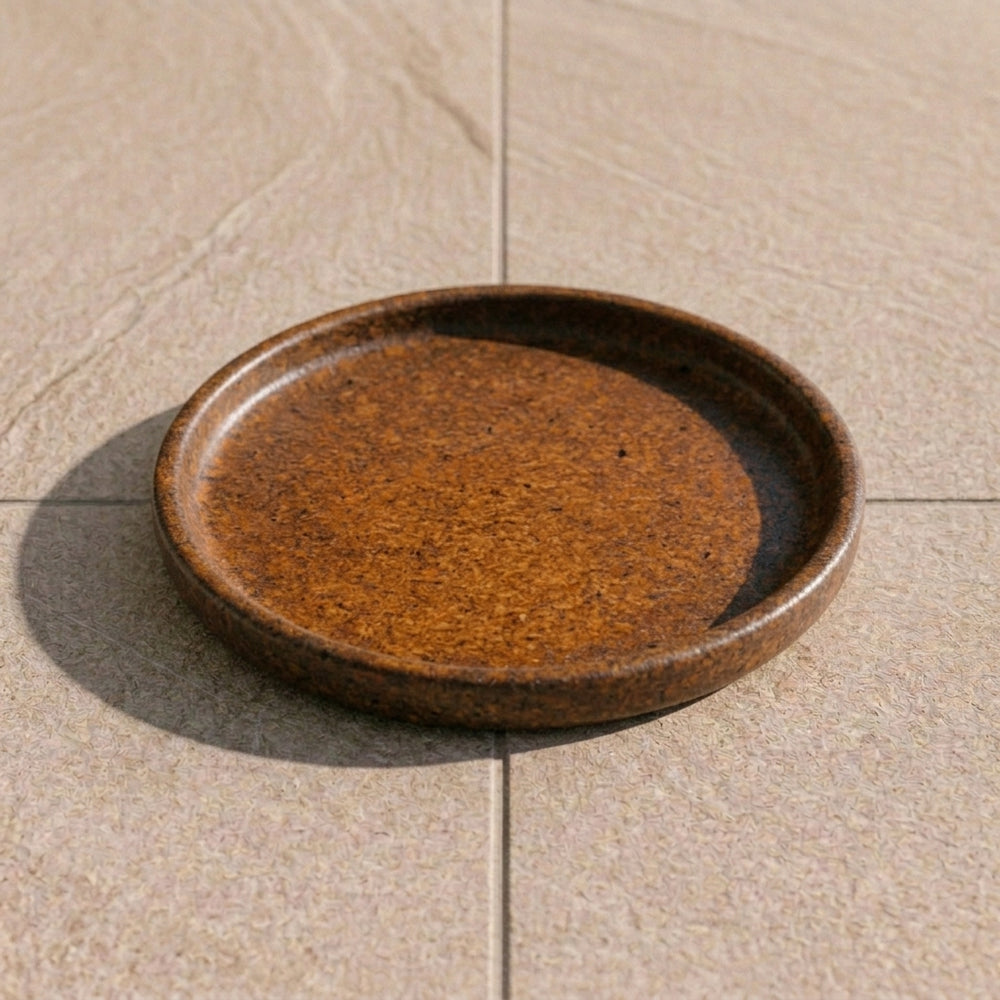 Podmiska pod kvetináč - Imitácia hrdze (Ø 15–40 cm)