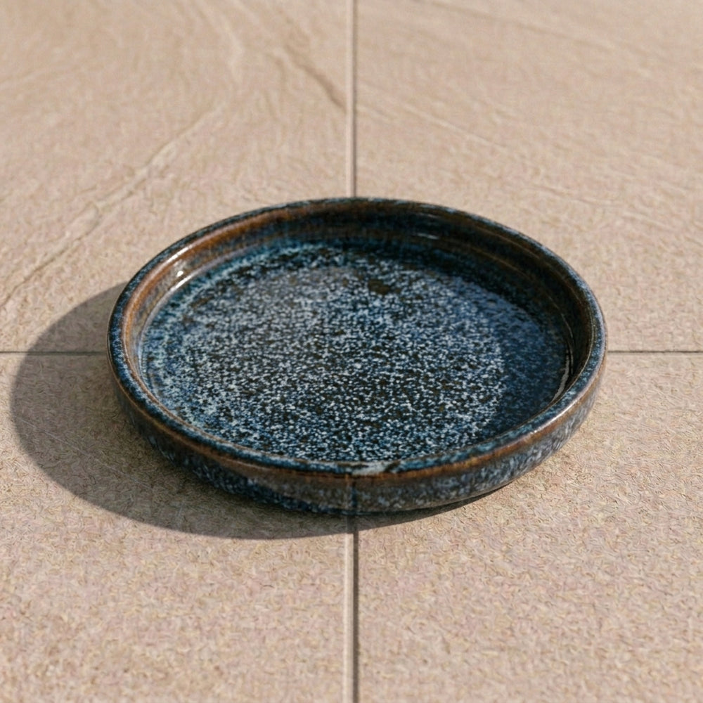 Podmiska pod kvetináč – Ľadovo Modrá (Ø 15–40 cm)