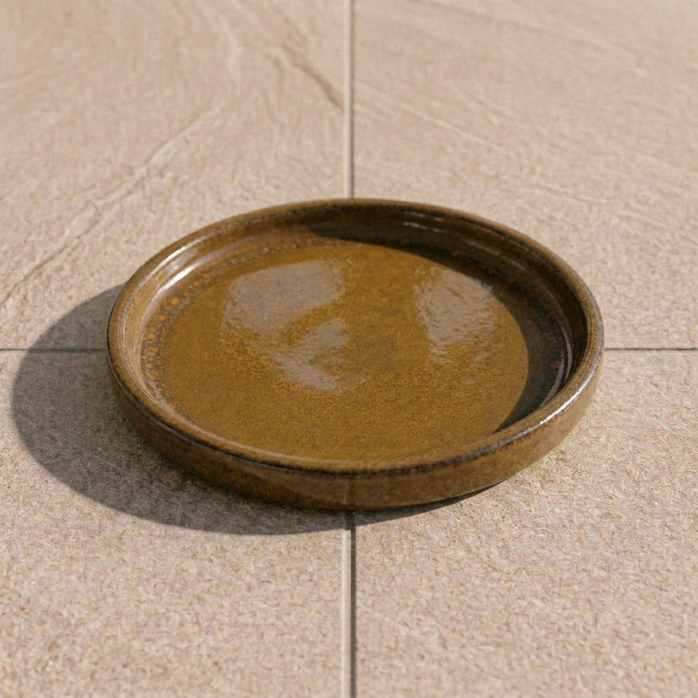 Podmiska pod kvetináč - Púštna žltá (Ø 16–49 cm)