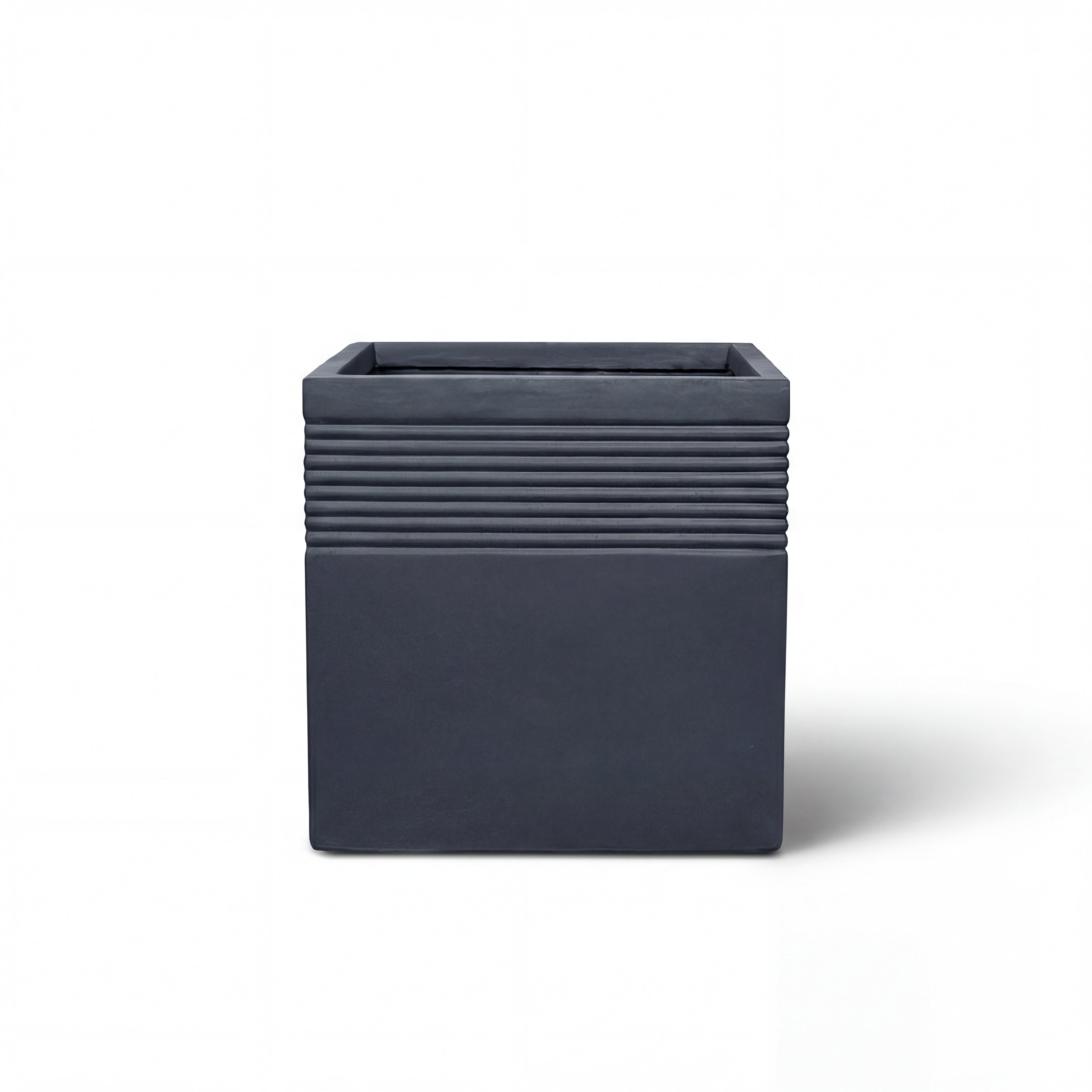 Betonový květináč Spirit - Tmavě šedý