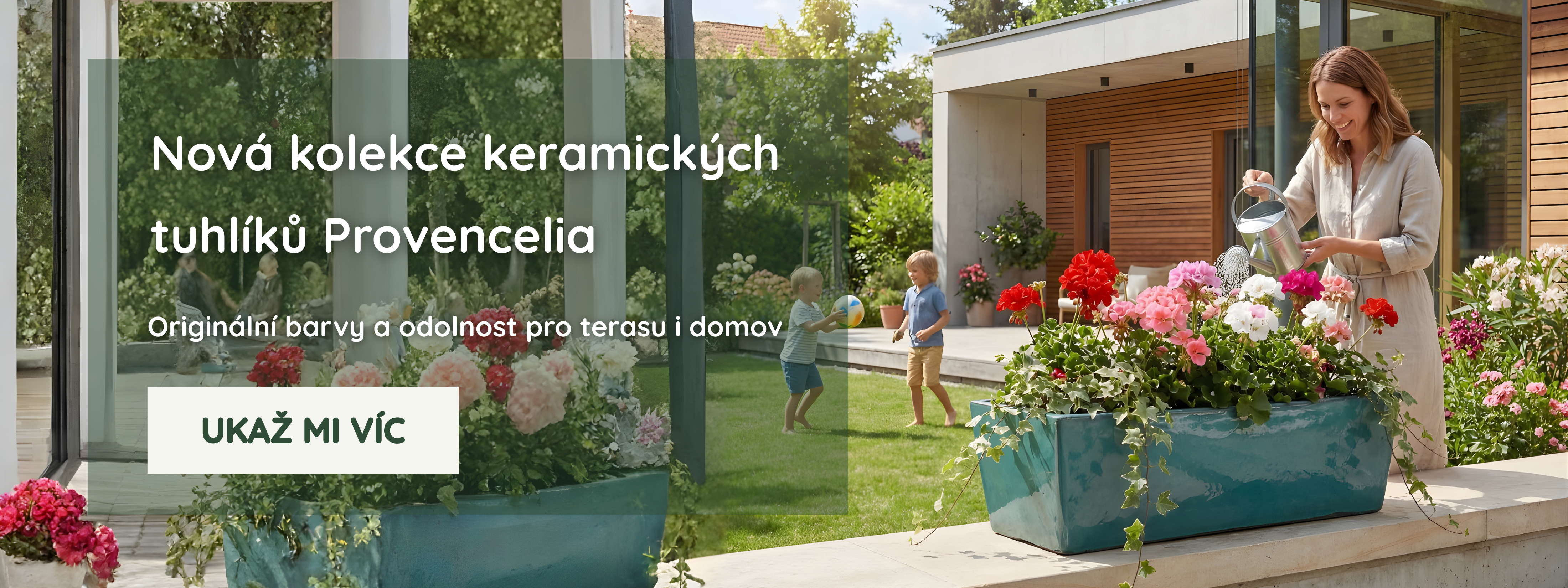 Keramické květináče Provencelia v originálním dárkovém balení