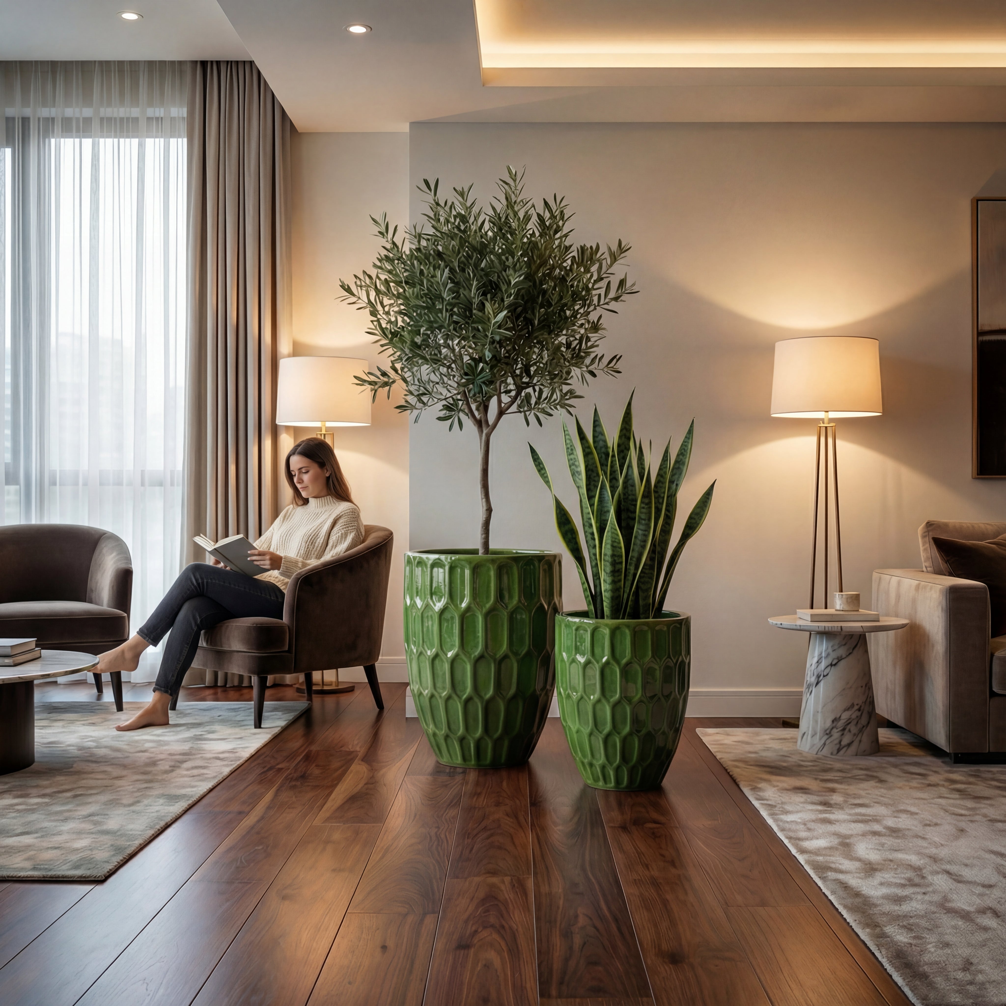 Keramický květináč DAUDET - doplňující náhled