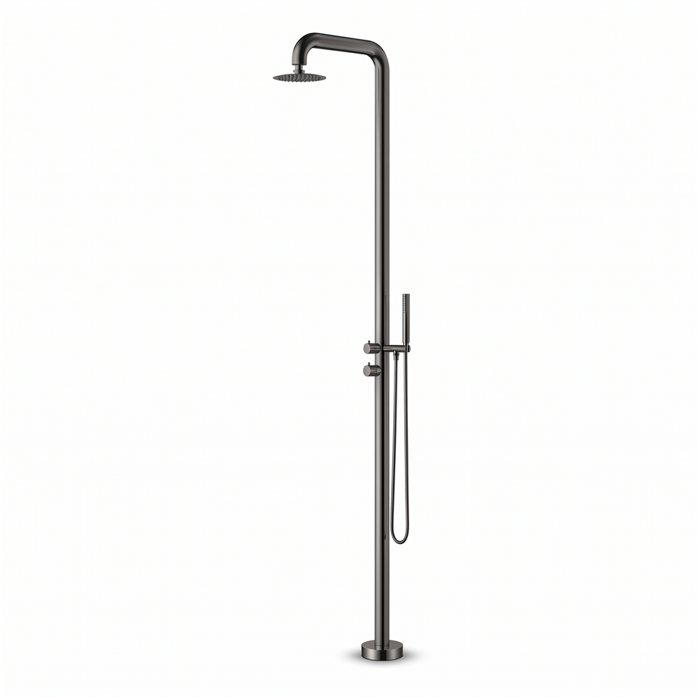 Vonkajšia sprcha EQUINOX R – gun metal