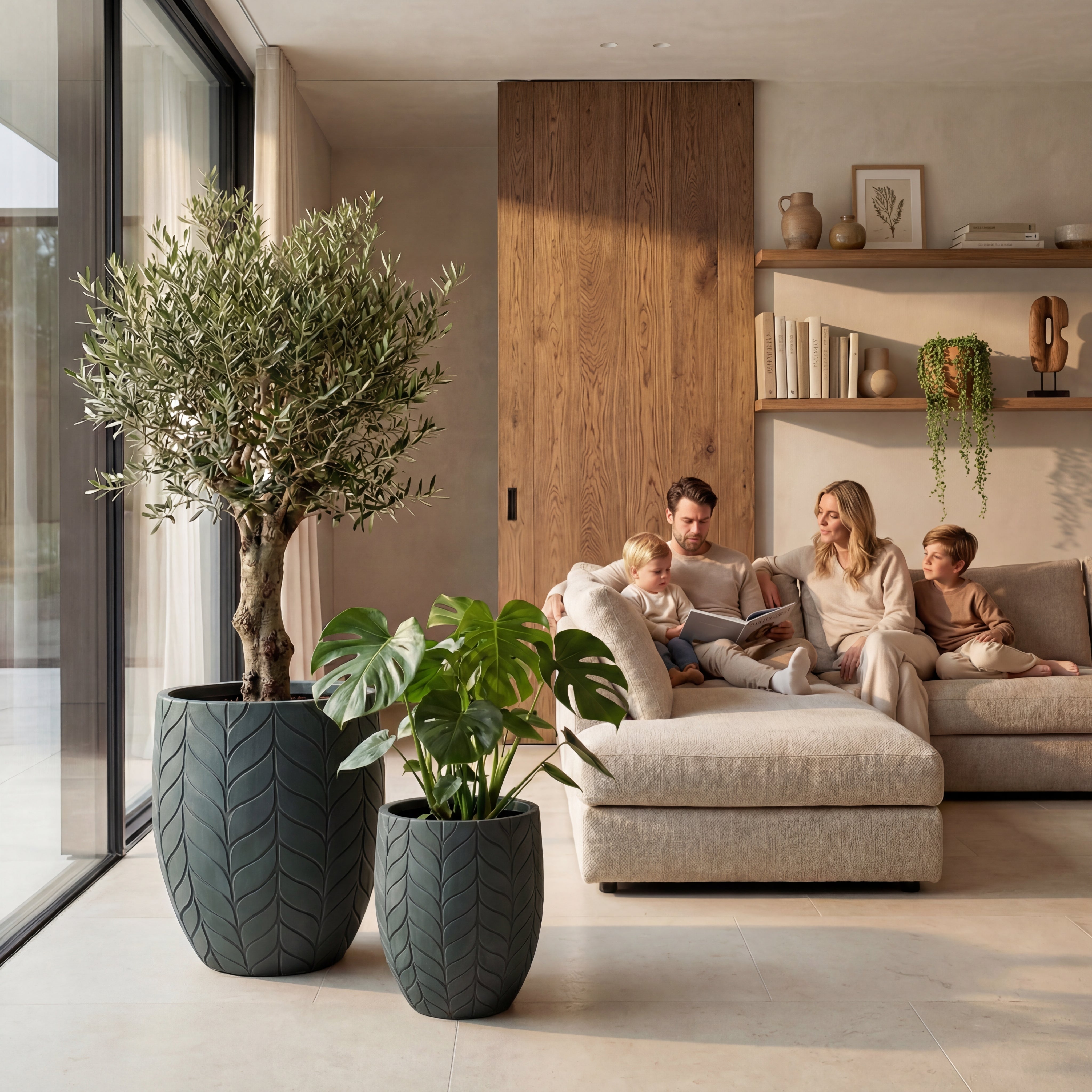 Betonový květináč ESSENCE - doplňující náhled