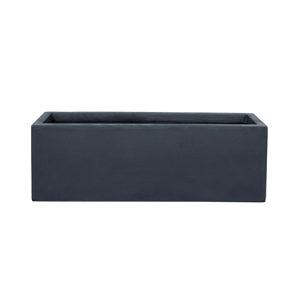 Betonový kvetináč Horizon (75 x 24 x 25 cm) - Tmavosivý