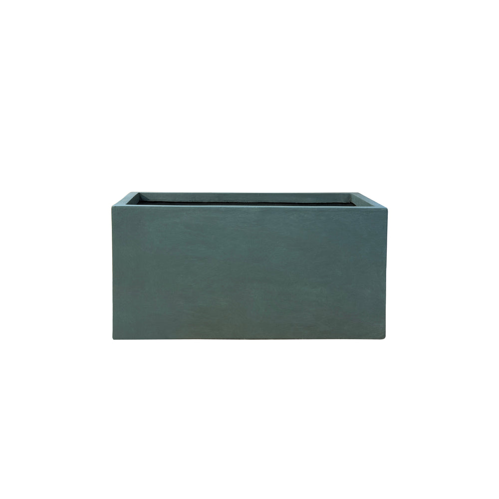 Betonový kvetináč Horizon (79 x 37 x 37 cm) - Tmavozelená