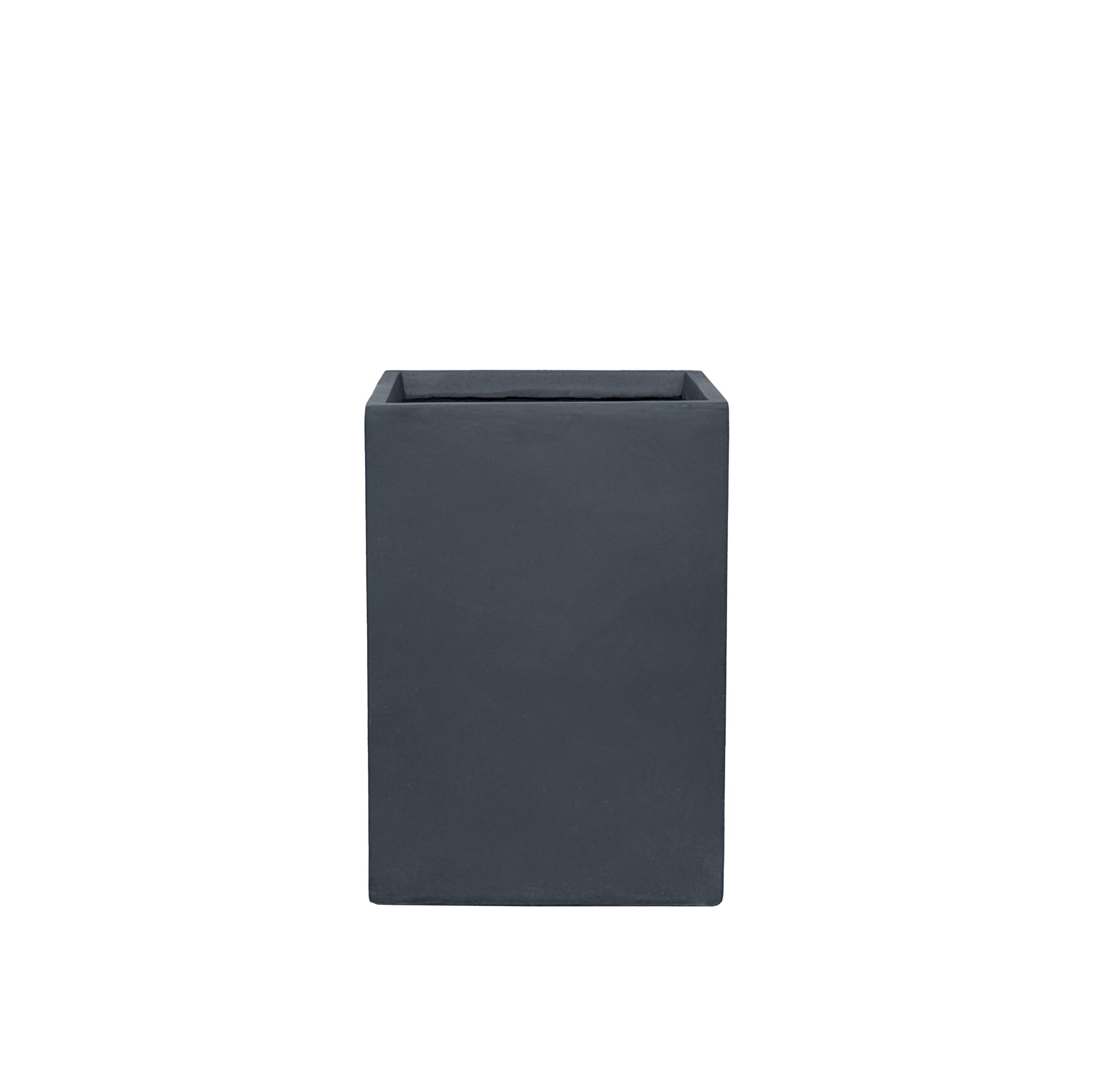 Betonový květináč Kubix - Tmavě šedá