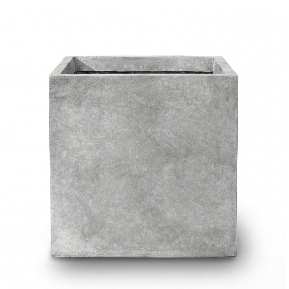 Betonový kvetináč Kubix (50 x 50 x 50 cm) - Svetlosivá