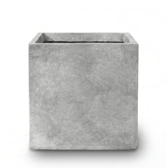 Betonový kvetináč Kubix (50 x 50 x 50 cm) - Svetlosivá