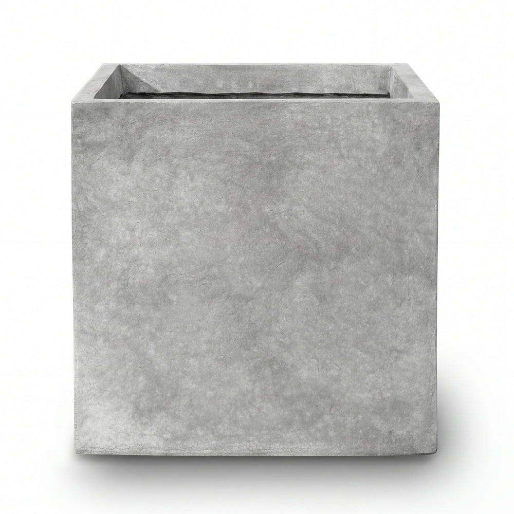 Betonový kvetináč Kubix (75 x 75 x 75 cm) - Svetlosivá
