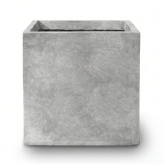 Betonový květináč Kubix (75 x 75 x 75 cm) - Světle šedá