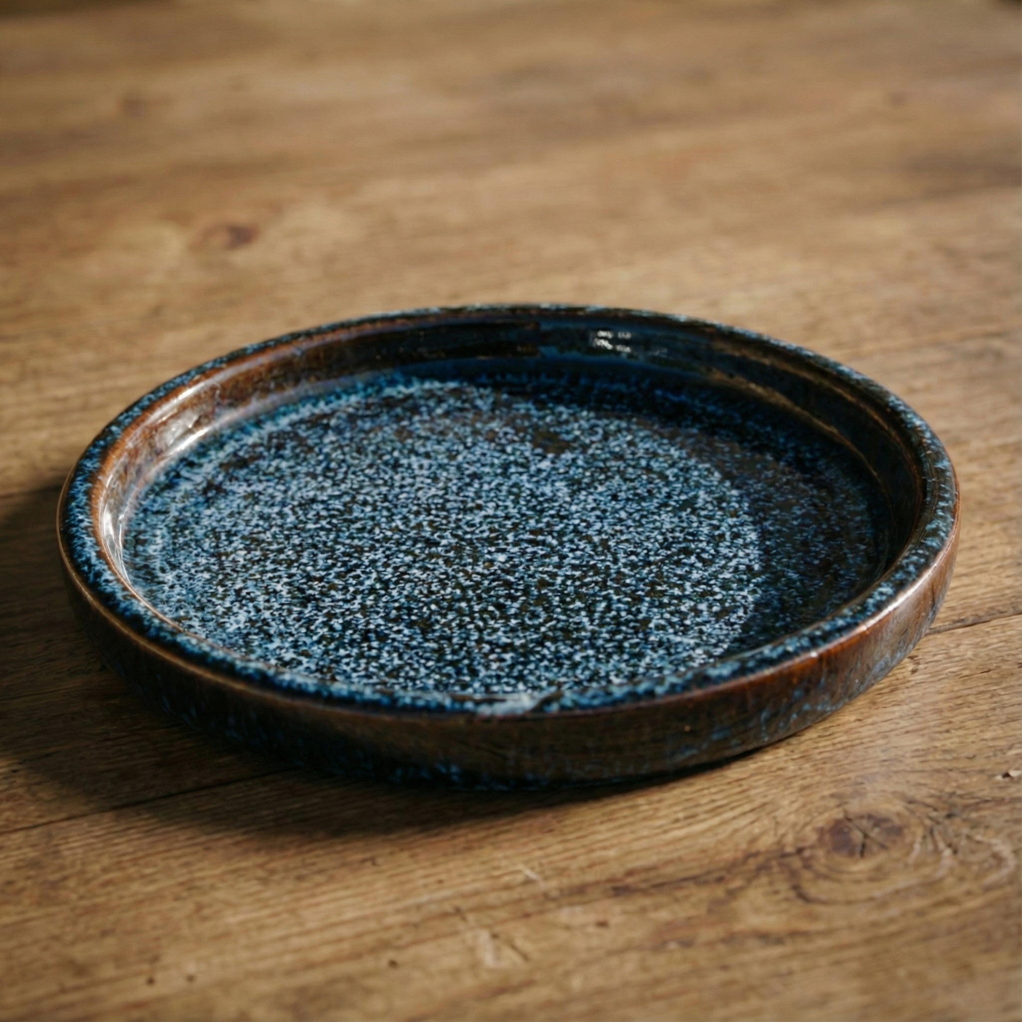 Podmiska pod kvetináč – Ľadovo modrá