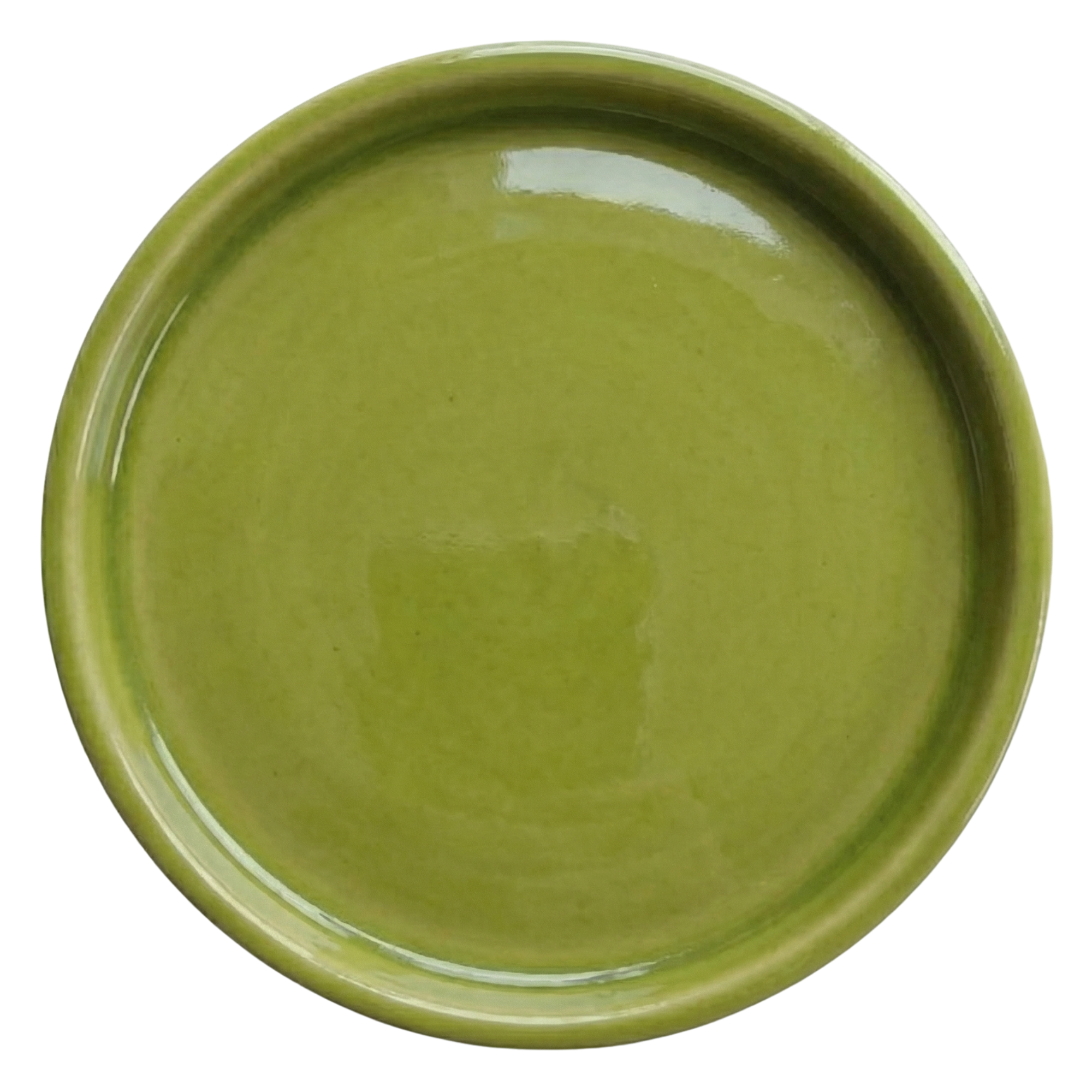 Podmiska pod kvetináč - Olivovo zelená