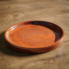 Podmiska pod kvetináč - Jesenná oranžová