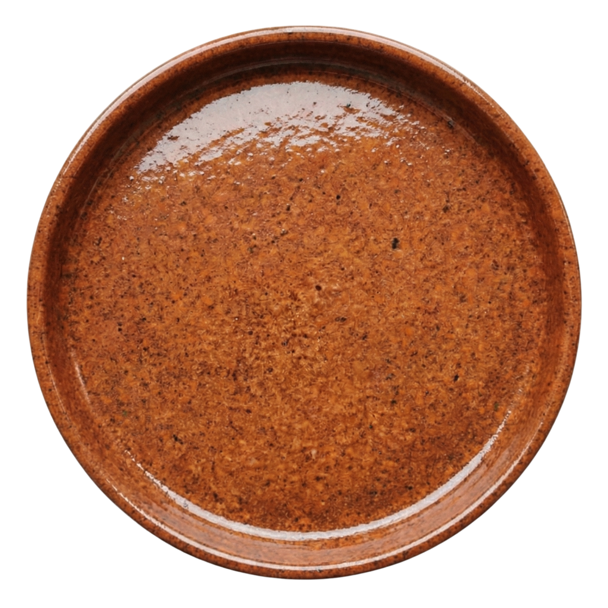 Podmiska pod kvetináč - Jesenná oranžová