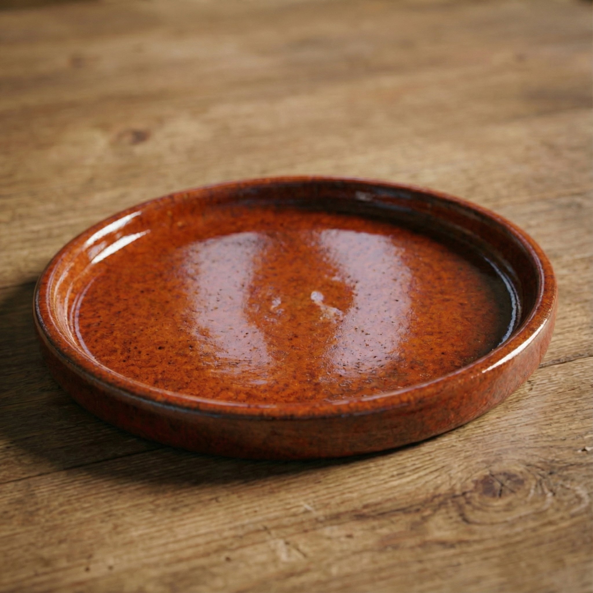 Podmiska pod kvetináč - Tropická oranžová