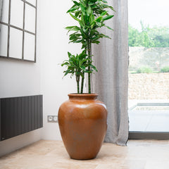 Keramicky kvetináč Dionysos - Antická hrdza