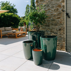 Keramicky kvetináč Mazarin- Nefritová