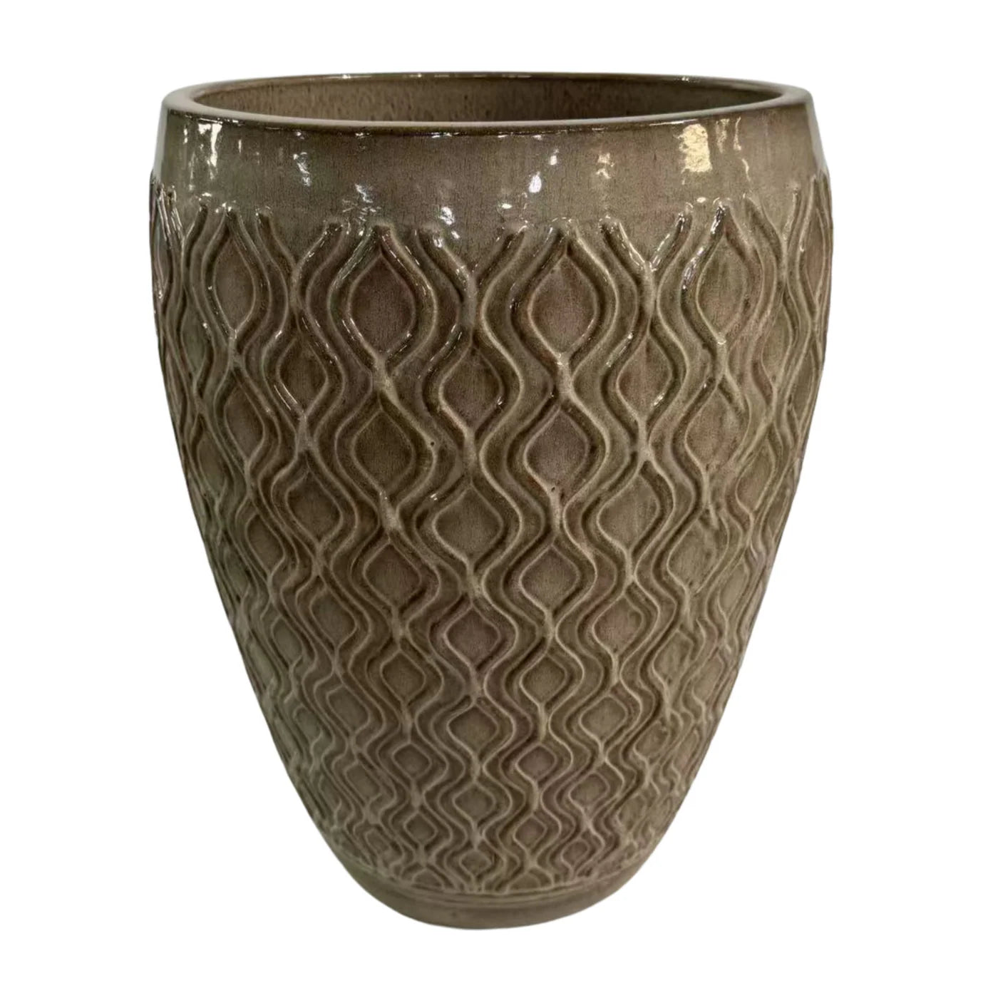 Keramicky kvetináč Phenix - Piesková