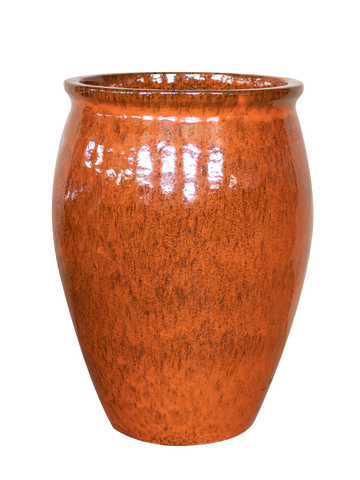 Keramický kvetináč BACCHUS – oranžová