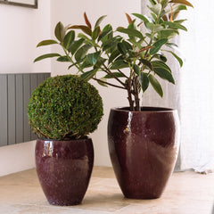 Keramický kvetináč Poseidon – Jesenná fialová