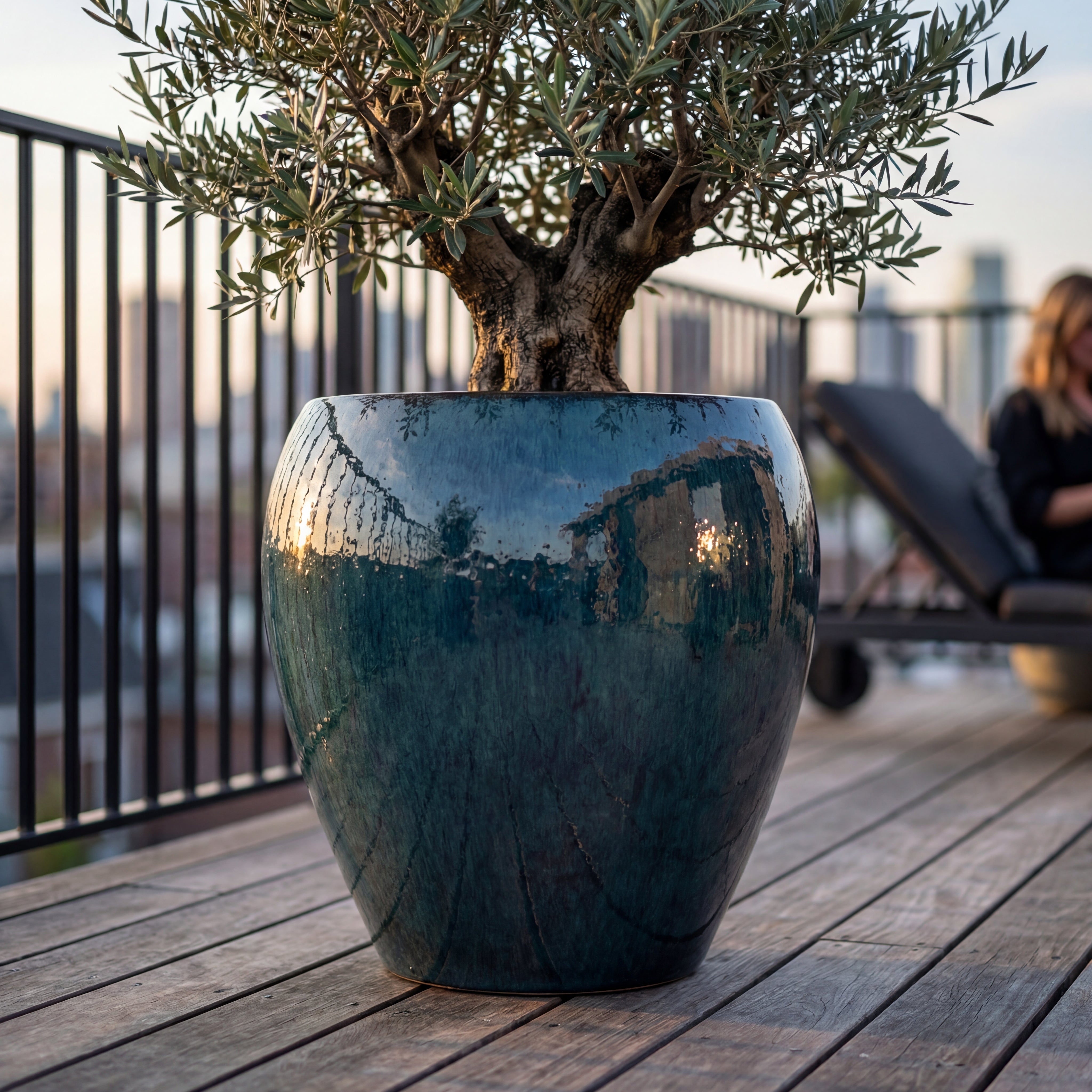 Keramický květináč LAFONTAINE - doplňující náhled