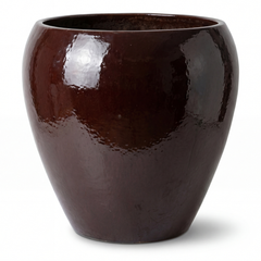 Velký keramický květináč LAFONTAINE 2 - Vínová