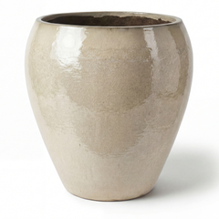 Velký keramický květináč LAFONTAINE 2 - Slonová kost