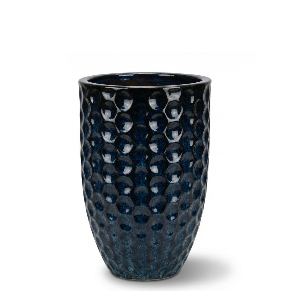 Keramický kvetináč MEROVEE - Ľadovo modrá - M (23 cm x 35 cm)