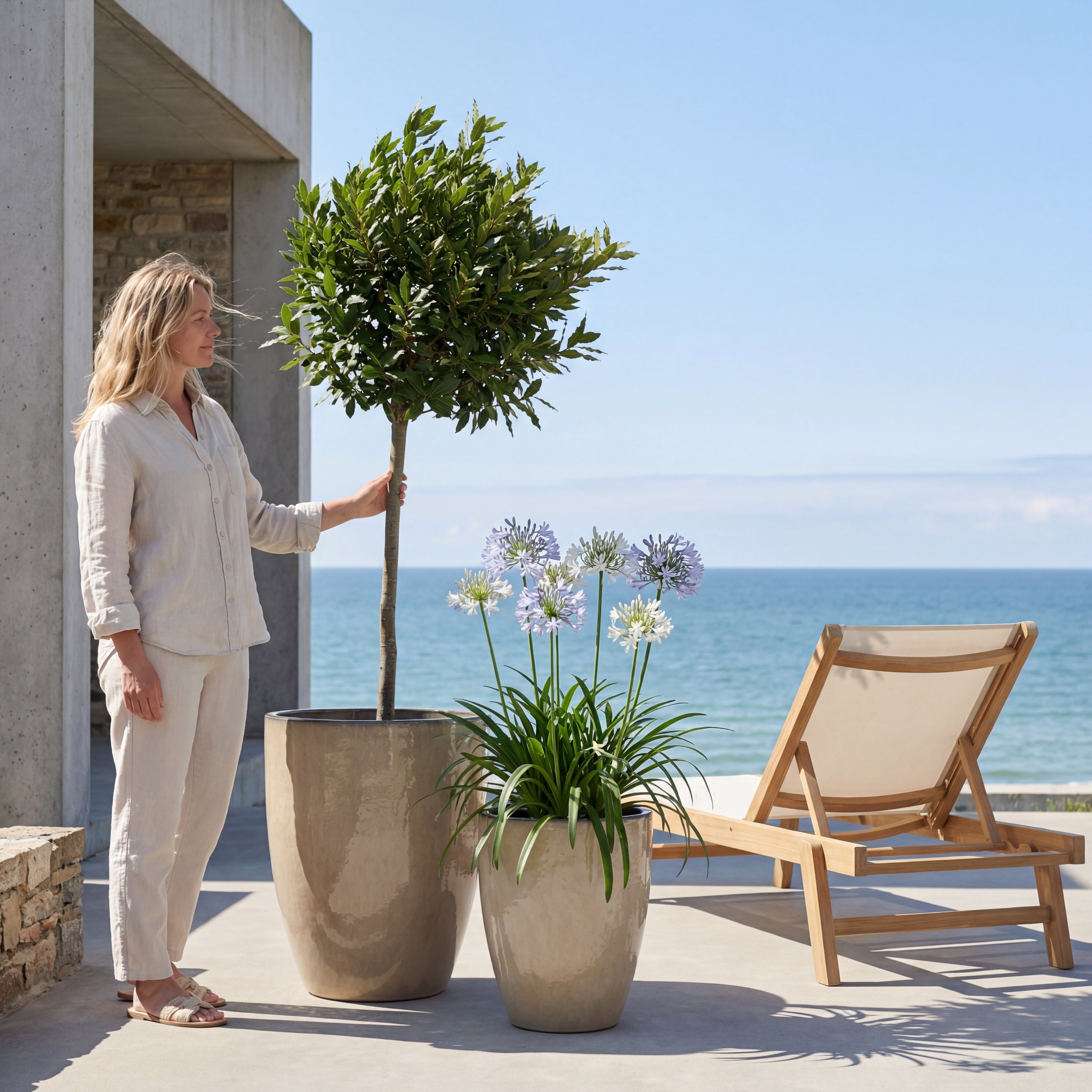 Keramický květináč MAZARIN - doplňující náhled