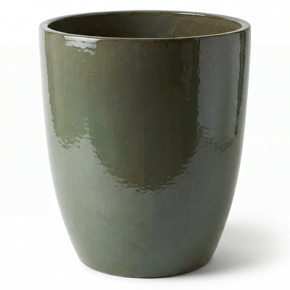 Keramický kvetináč Mazarin 2 - Khaki - L (37 x 49 cm)