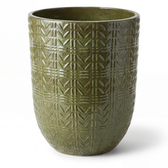 Keramicky květináč Mercure - Jemná zelená