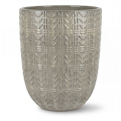 Keramicky květináč Mercure - Slonova kost