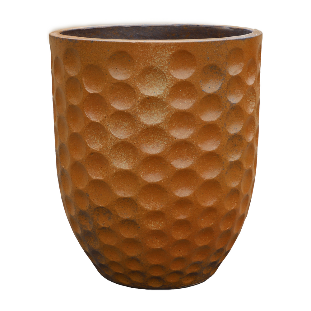 Keramický kvetináč MEROVEE - Antická hrdza - XXL (55 x 65 cm)