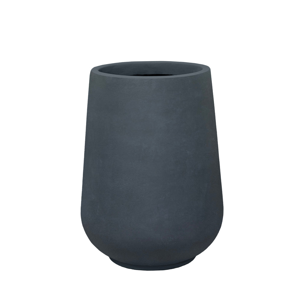 Betónový kvetináč MONOLITH - Tmavosivý - XL (40cm 53 cm)
