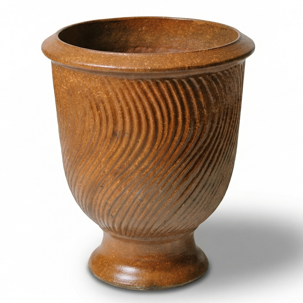 Keramický kvetináč Morgane - Hrdzavý (Imitácia hrdze) - XL (55 x 69 cm)
