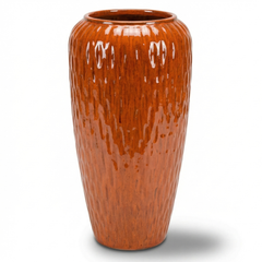 Keramický kvetináč Pompadour - Tropická oranžová - L (30 x 57 cm)