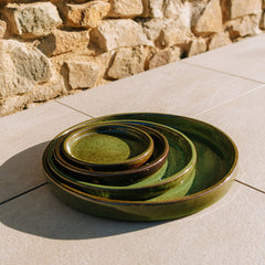 Podmiska pod kvetináč - Tropická zelená