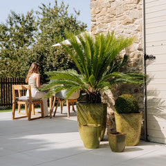 Keramický kvetináč VAUBAN - Jesenná zelená