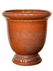 Veľký kramický kvetináč Titan - Jesenná oranžová