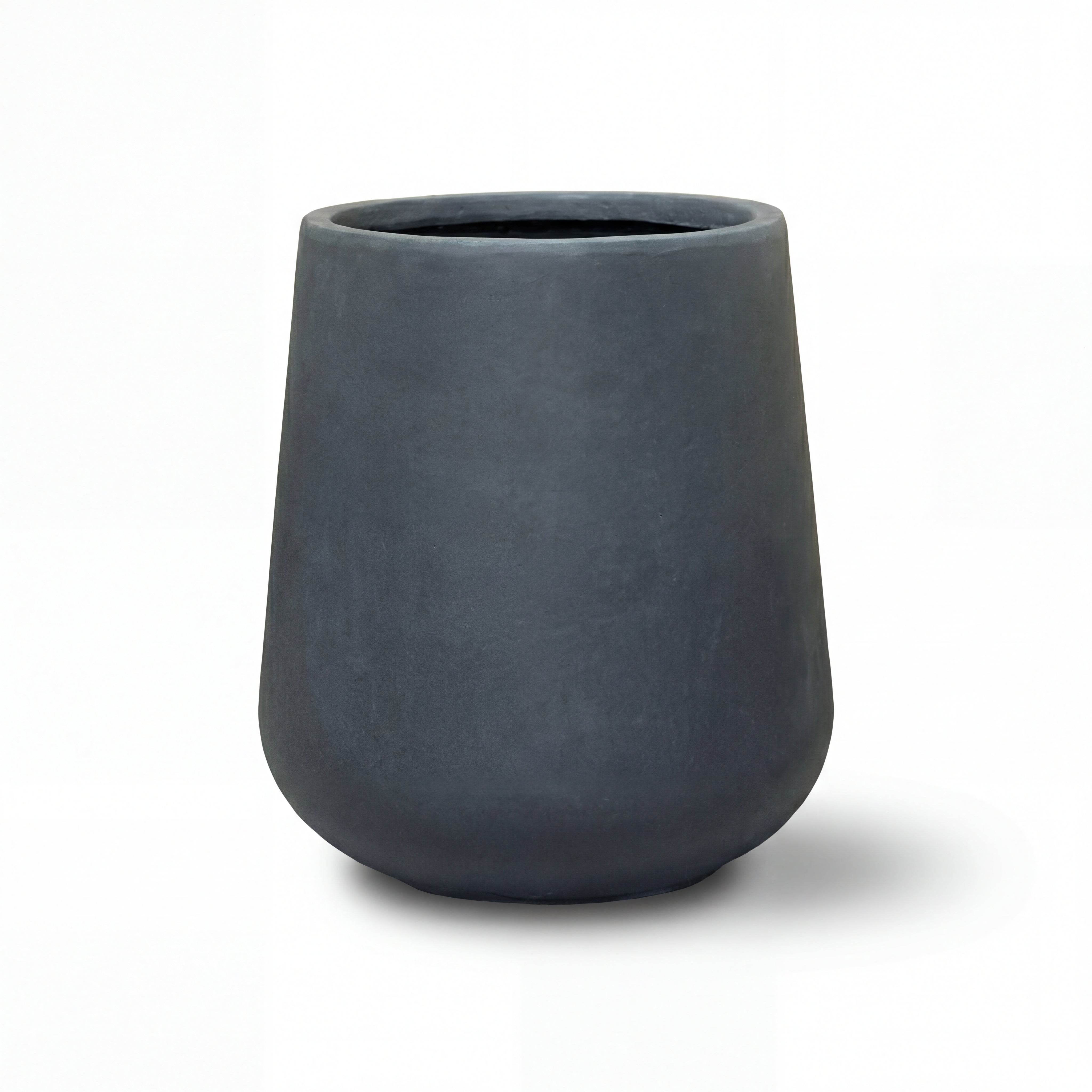 Betonový květináč Silex - Tmavě šedý