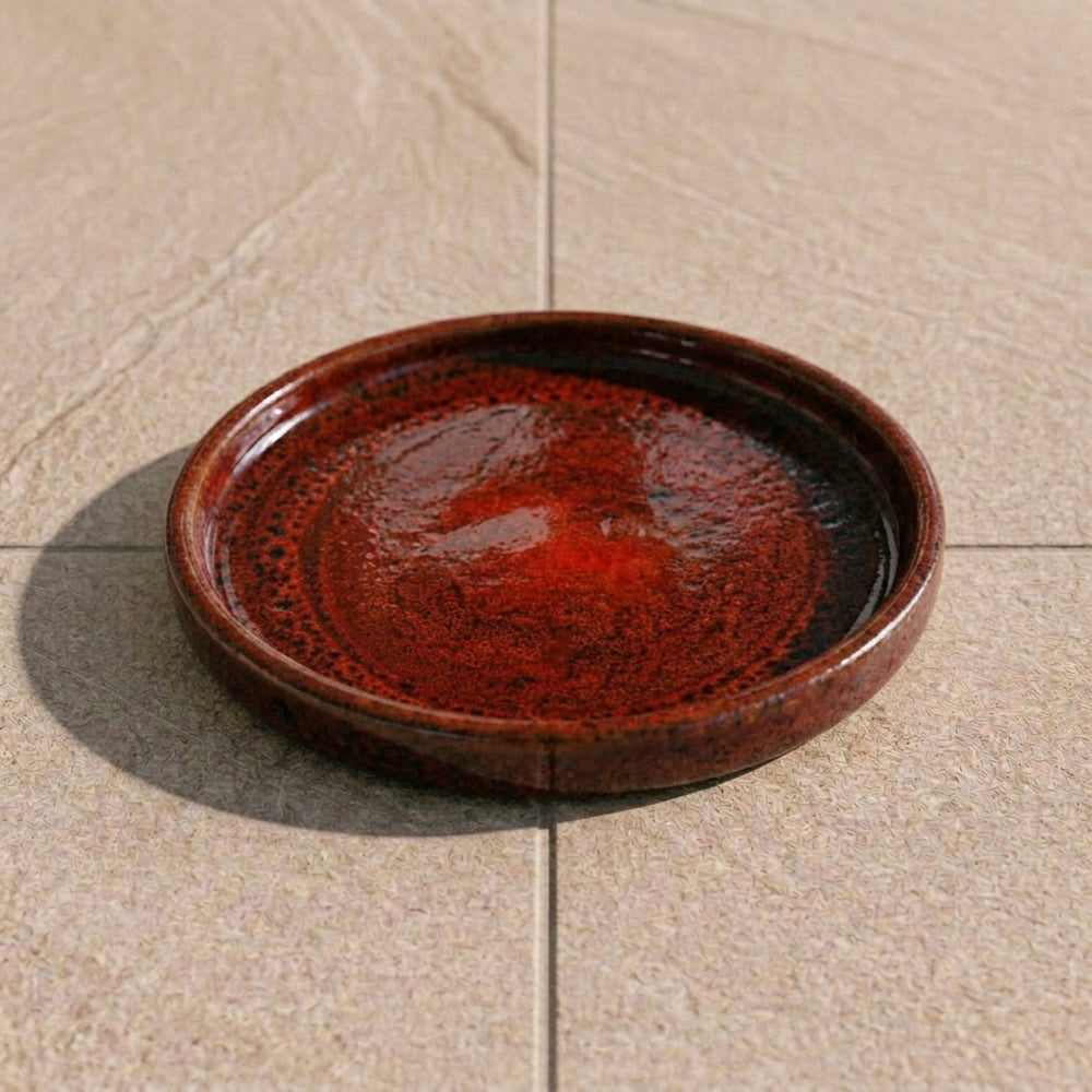 Podmiska pod kvetináč - Tehlovo Červená (Ø 15–40 cm)