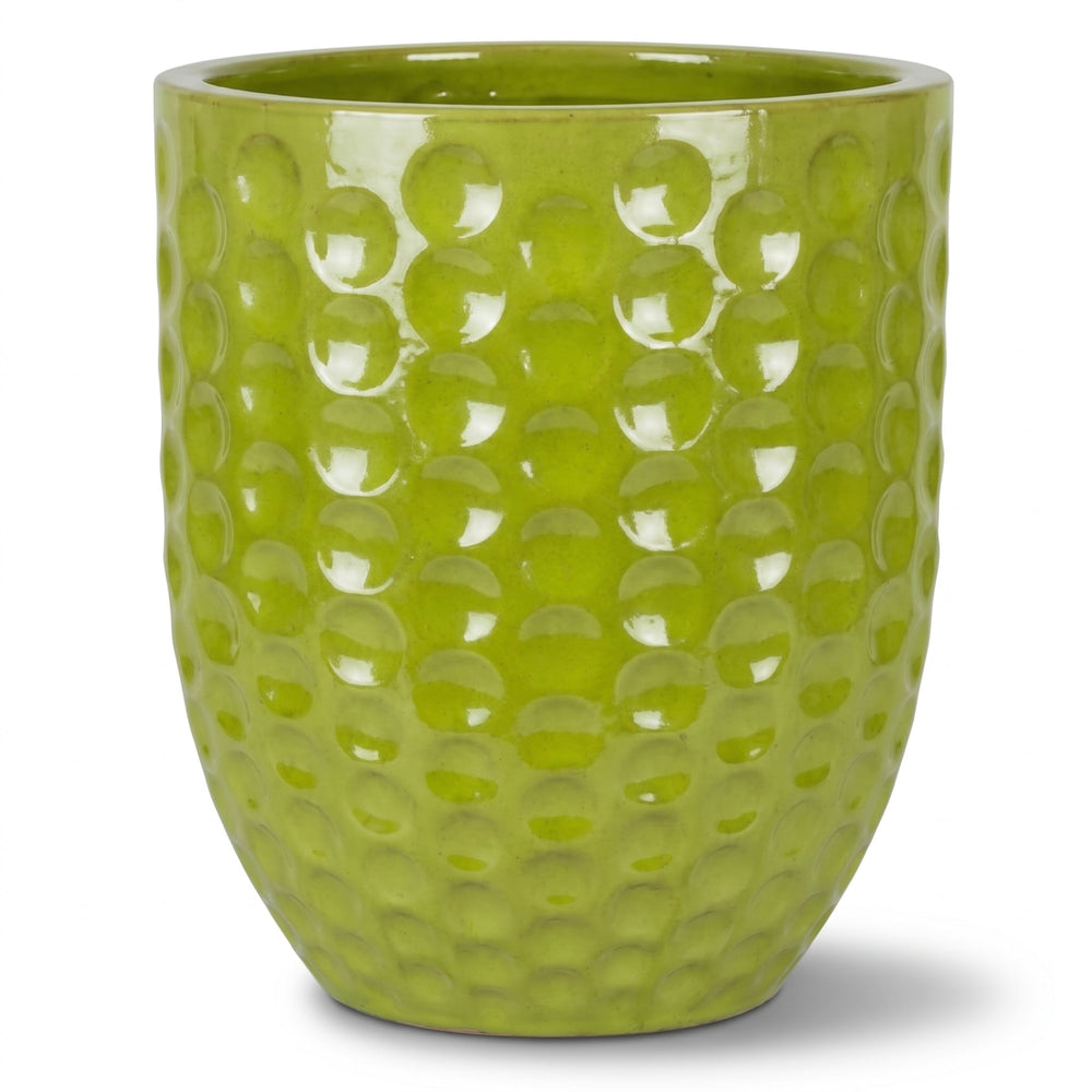 Keramický kvetináč MEROVEE - Olivovo zelená - XXL (55 cm x 65 cm)