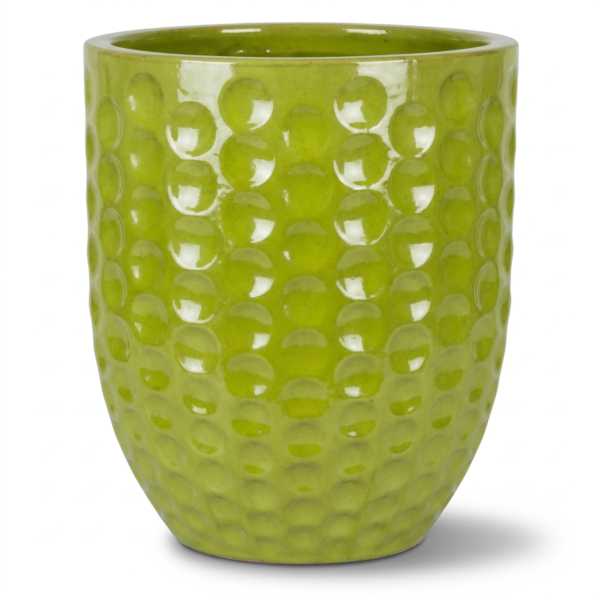 Keramický kvetináč MEROVEE - Olivovo zelená - XXL (55 cm x 65 cm)