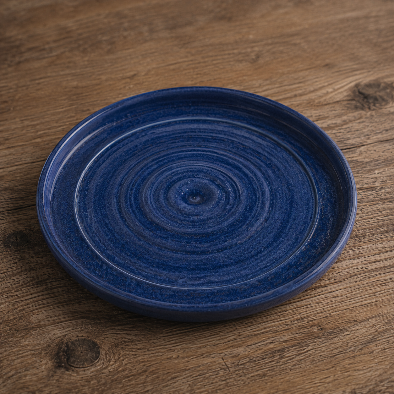 Podmiska pod kvetináč – Polnočná Modrá (Ø 16–49 cm)