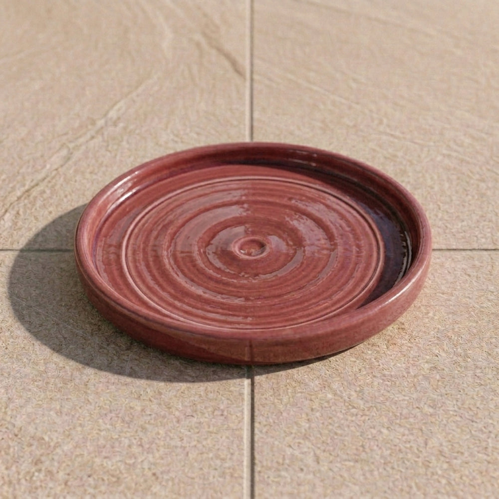 Podmiska pod kvetináč - Ružová (Ø 29–42 cm)