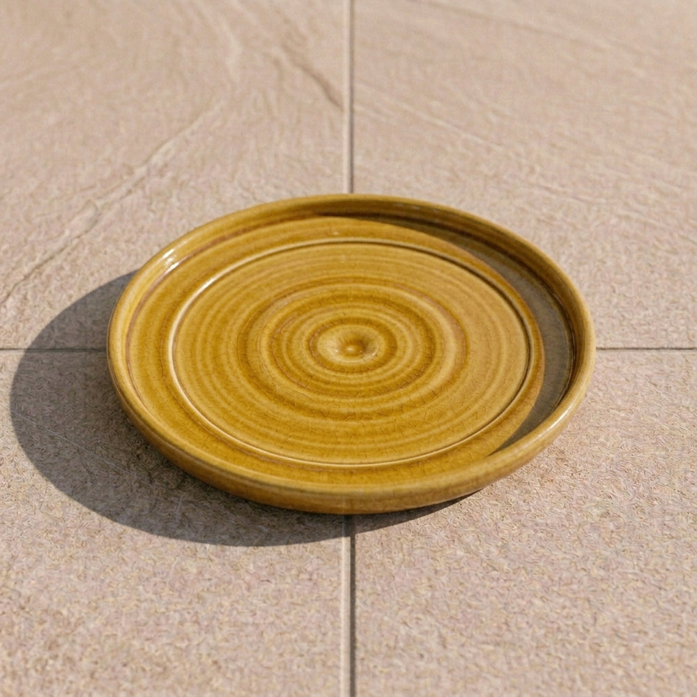 Podmiska pod kvetináč - Žltá (Ø 29–42 cm)