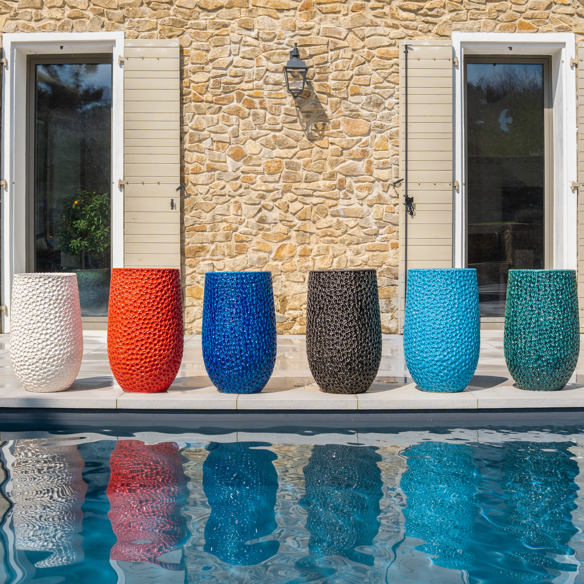 Keramický kvetináč Paris – biely