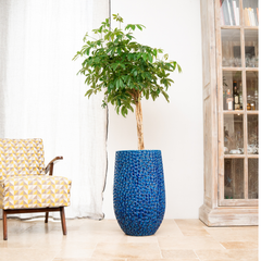 Keramický kvetináč Paris – modrý